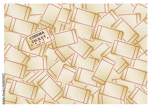 Cinema tickets -background, vector