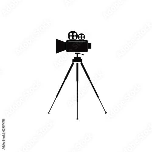 Vector movie camera icon