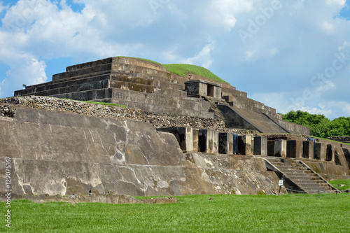 Wallpaper Mural Tazumal archaeological site of Maya civilization in El Salvador. It is an architectural complex within the larger area of the ancient Mesoamerican city of Chalchuapa. Central America Torontodigital.ca