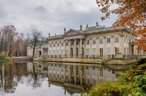 Palace "On the island" in the Lazienki park, Warsaw, Poland