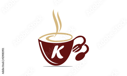 Coffee Cup Restaurant Letter K