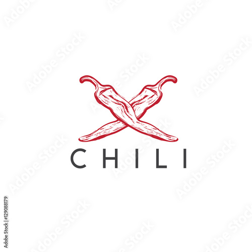 vector design template of hot chili pepper