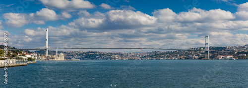 Canvas Print Istanbul Bosphorus Bridge large panorama