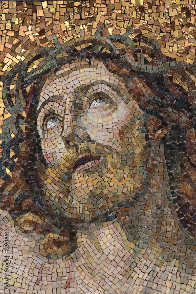 Cristo_mosaico pietra