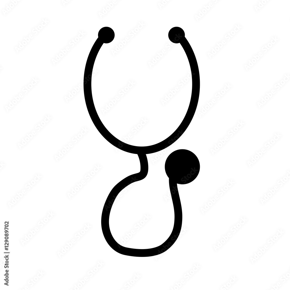 stethoscope medical icon image vector illustration design stethoscope medical icon image vector illustration design