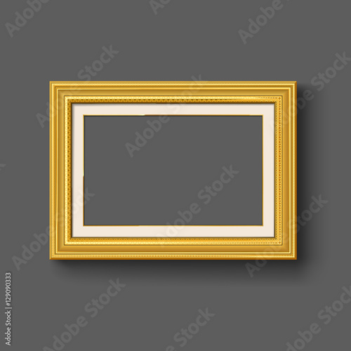 gold picture frame © Samran