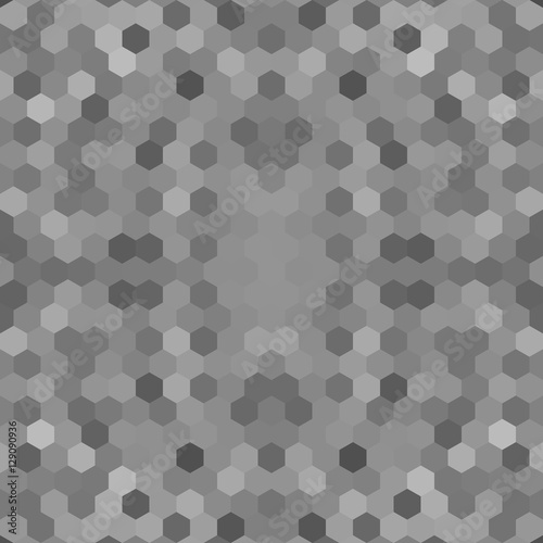 Kaleidoscopic low poly hexagon style vector mosaic background