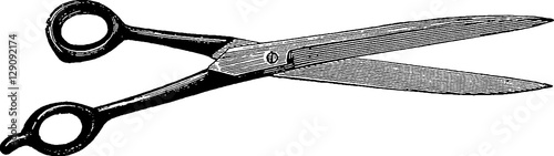 Vintage image scissors