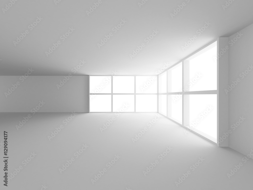 White Interior Abstract Architecture Background White Interior Abstract Architecture Background