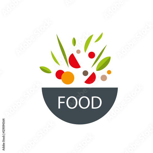 Vector logo food