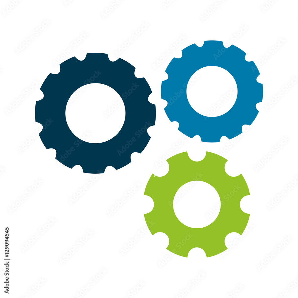gears wheels over white background. vector illustration gears wheels over white background. vector illustration