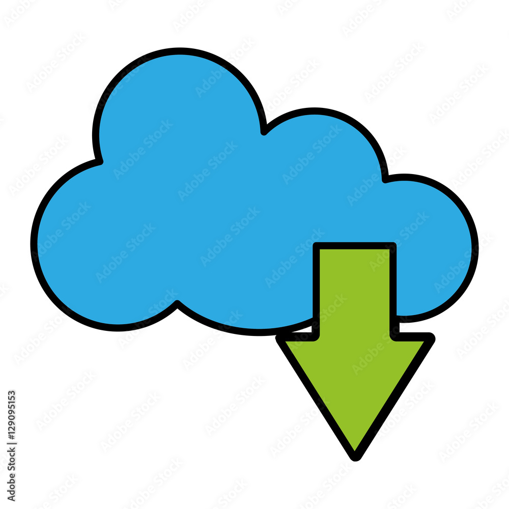 cloud storage icon image vector illustration design cloud storage icon image vector illustration design
