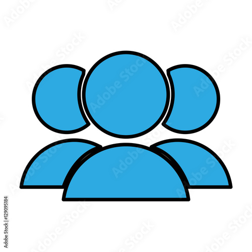users abstract icon image vector illustration design 