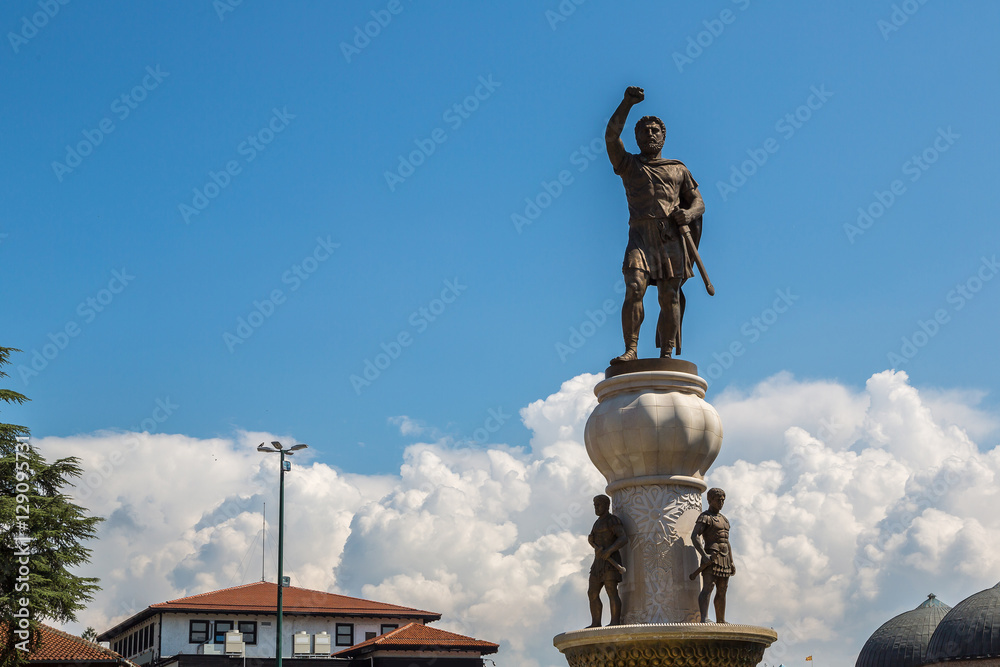 Fototapeta premium Sculpture in Skopje