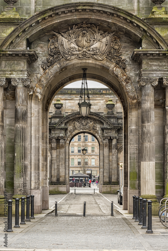 Glasgow City Chambers Side Entrance