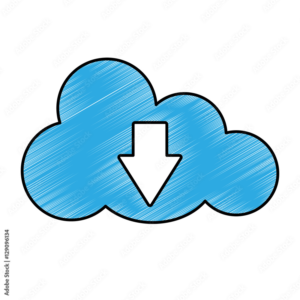 cloud storage icon image vector illustration design cloud storage icon image vector illustration design