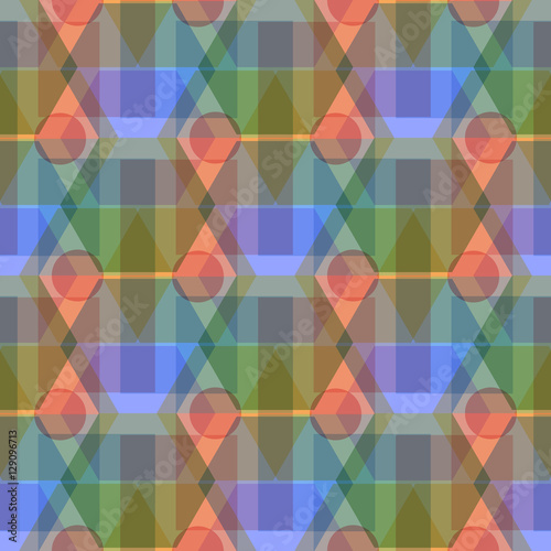 Wallpaper Mural Vector seamless pattern. Modern stylish texture. Geometric ornament Torontodigital.ca