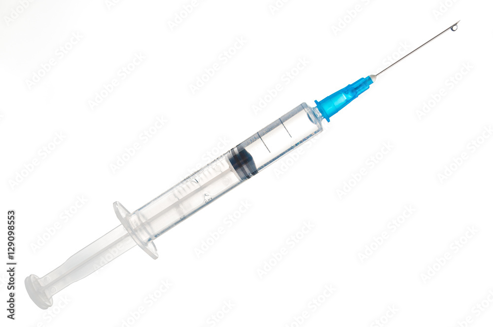 Syringe isolated on white background Syringe isolated on white background