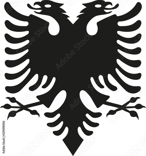 Eagle from albania flag