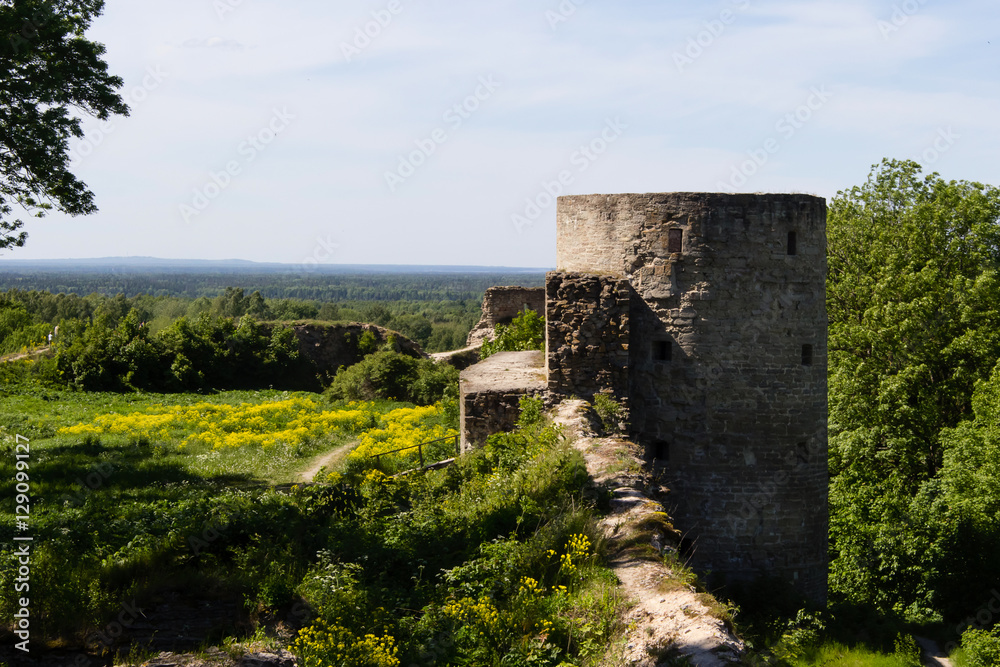 historic stone fortress Fort Koporye