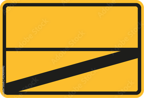 Place-name sign german