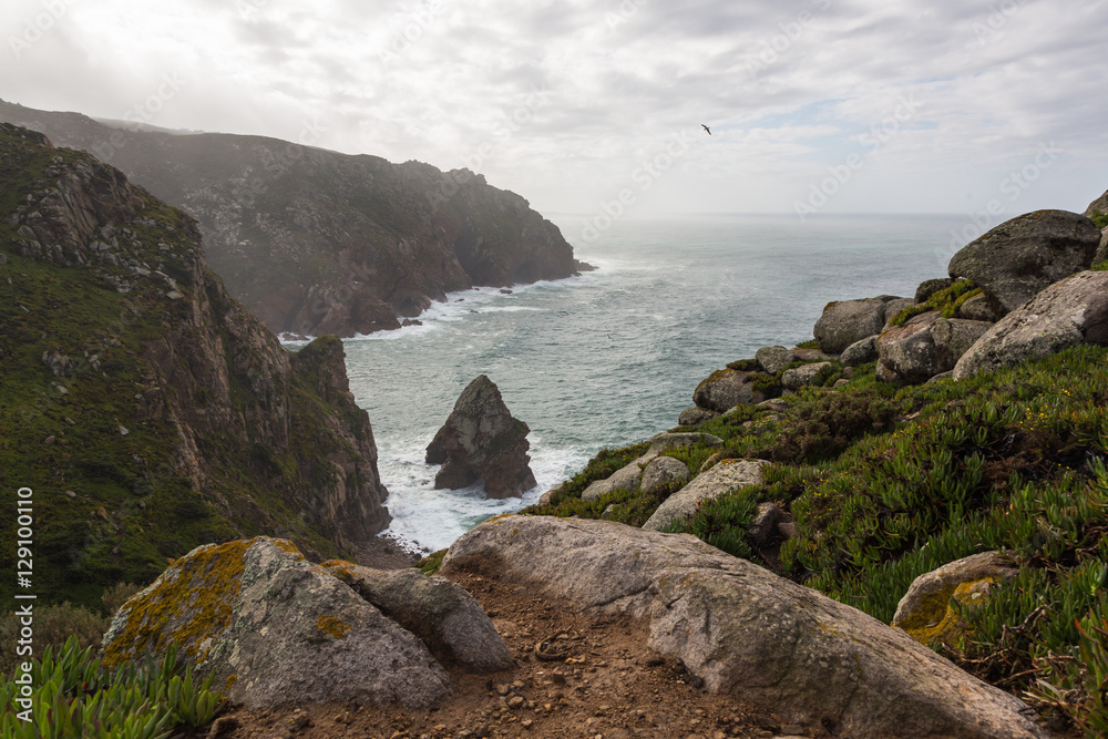 Cabo da Roca (Cape Roca) is a cape which forms the westernmost extent of mainland Portugal and continental Europe.