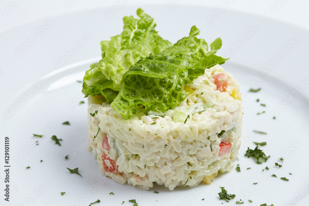 rice with vegetables rice with vegetables