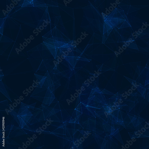 Abstract mesh background with circles, lines and shapes | EPS10 Futuristic Design