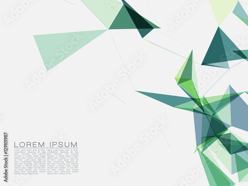 Abstract Colorful Shapes on White Background | EPS10 Futuristic Design