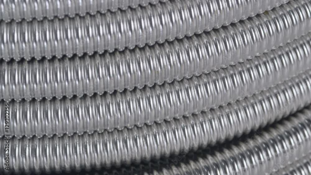 macro texture metal corrugated tube