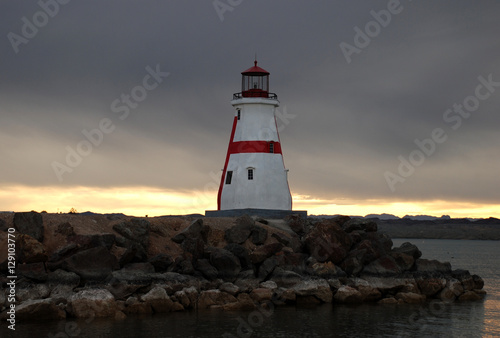 Lighthouse on Lake Havasu near London Bridge in Lake Havasu City, Arizona