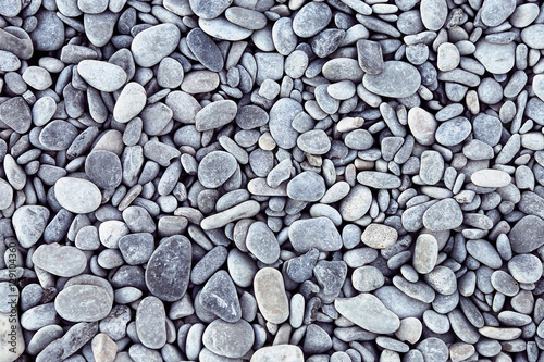 Photo Sea pebbles background