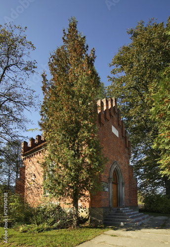 Chapel in Ustjanowa Gorna. Poland photo