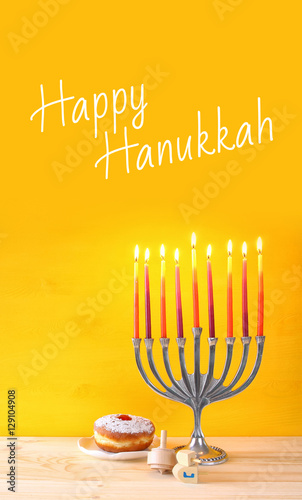 Image of jewish holiday Hanukkah