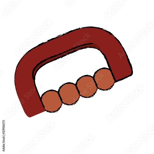 massage accessory icon image vector illustration design 