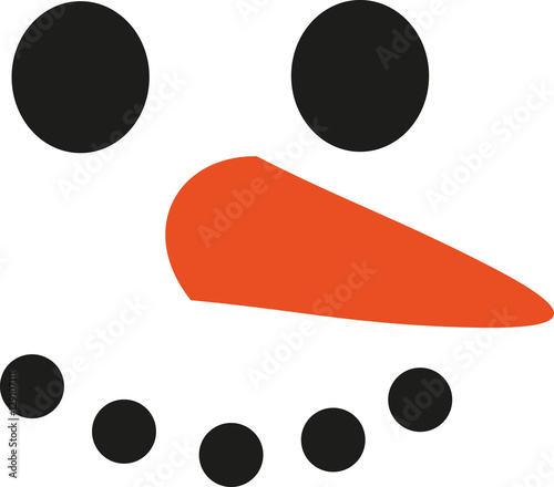 Snowman face