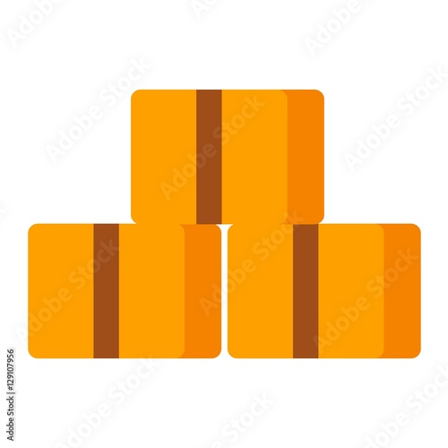 Move service box full vector illustration.