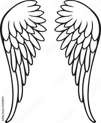 Perfect angel wings