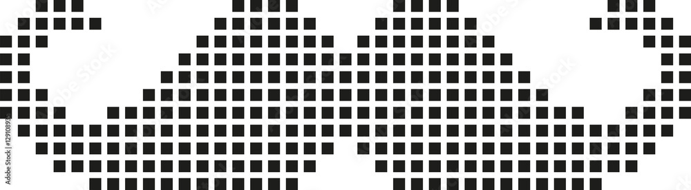 Pixel Mustache Pixel Mustache