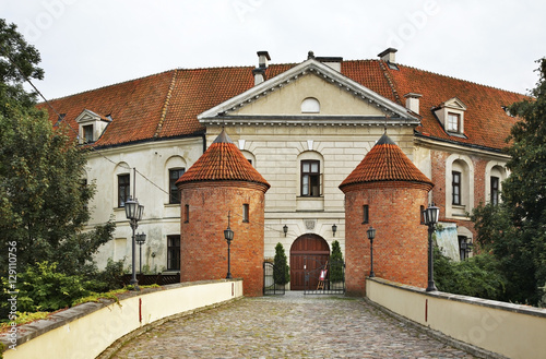 Castle of bishop in Pultusk. Poland photo