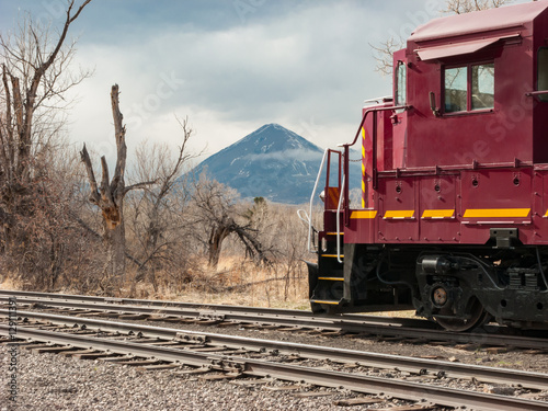 Railroad Locomotive at Rest photo