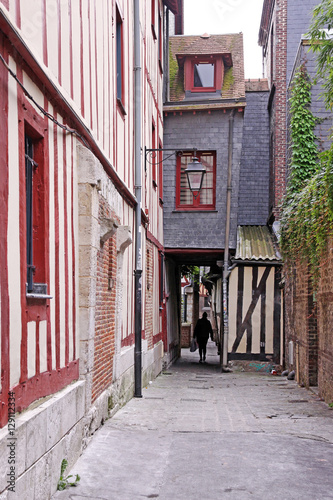 old town passage in rouen