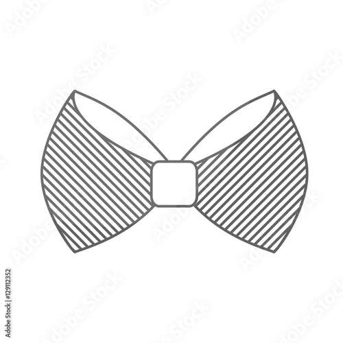 single bowtie icon image vector illustration design 
