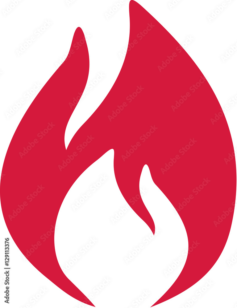 Obraz premium Flame icon