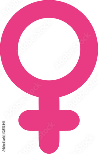 Pink female sign