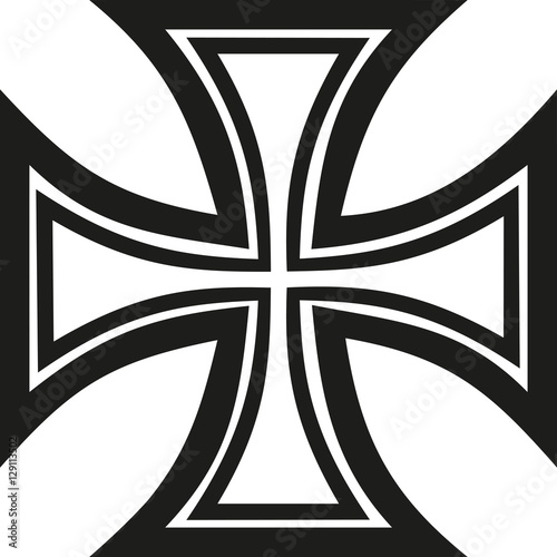 Iron cross outline