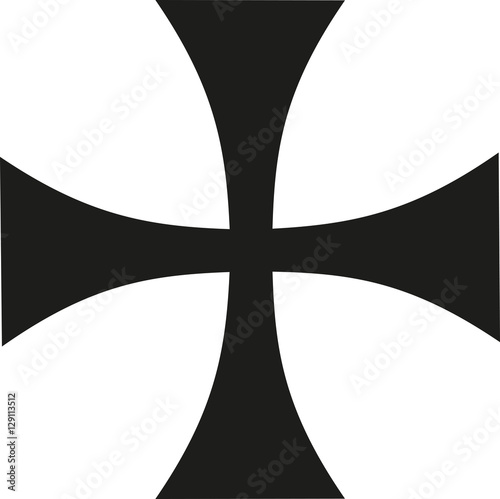 Thin iron cross