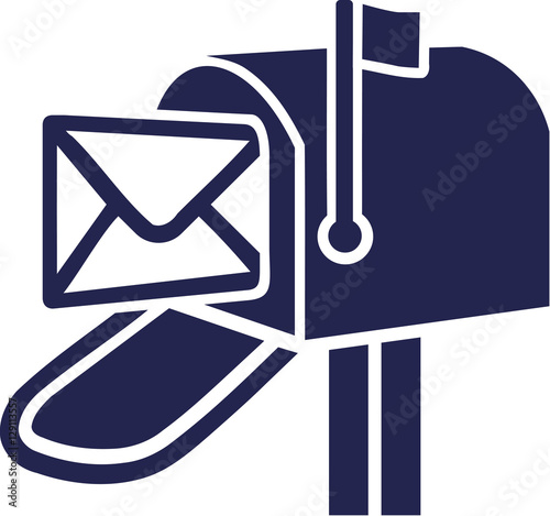 Mailbox with message