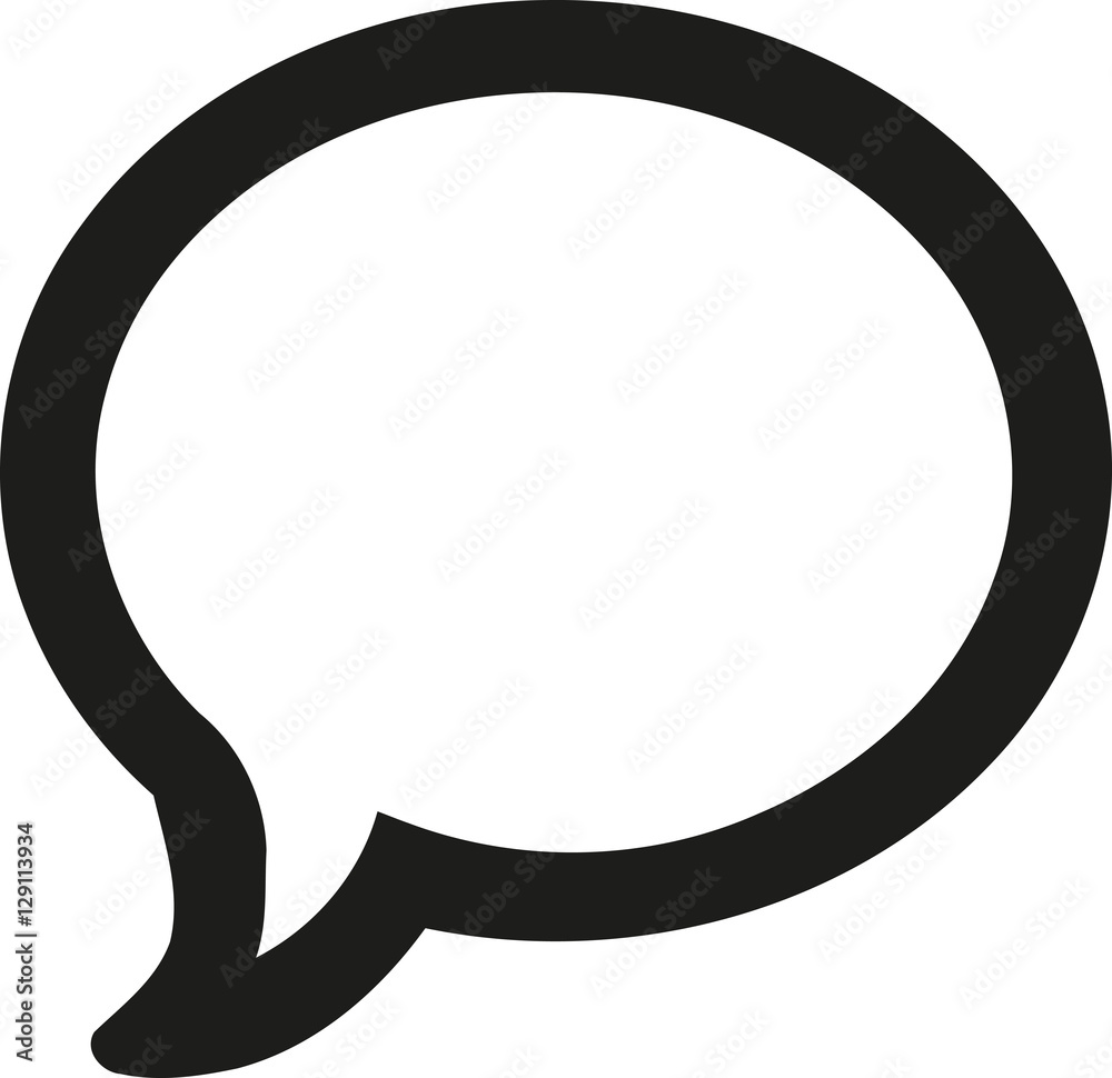 Speech bubble icon Speech bubble icon