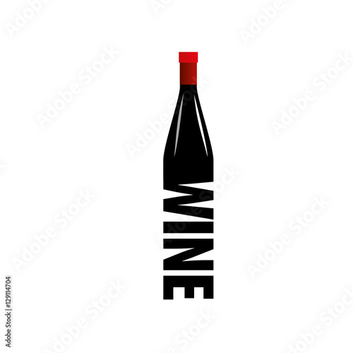 Vector logo wine